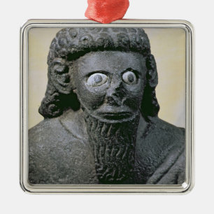 König Hadad, vom Palast an SagenSie, Syrien Silbernes Ornament