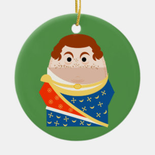 König Henry II von England Keramik Ornament