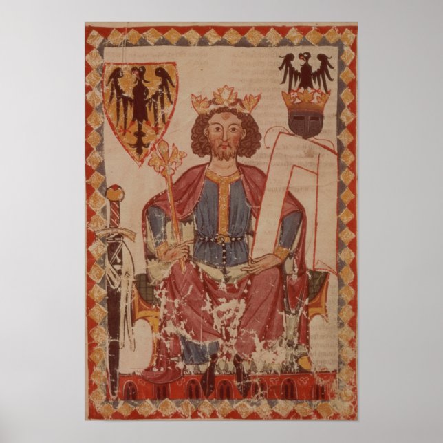 König Henry, Illustration aus der Manasse Poster (Vorne)