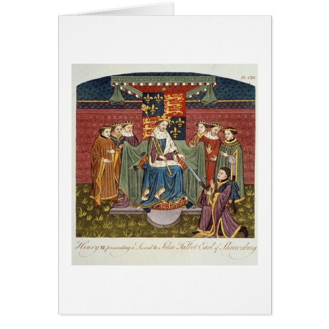 König Henry VI (1421-71) eine Klinge John (Vorne)