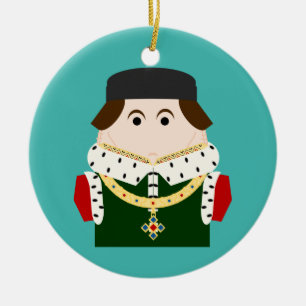 König Henry VI von England Keramik Ornament