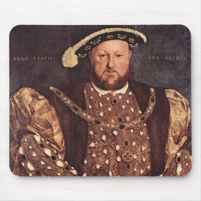 König Henry VIII Mousepad (Vorne)