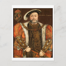 König Henry VIII Postkarte