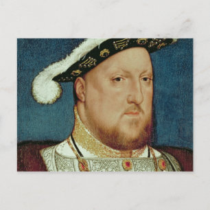König Henry VIII Postkarte