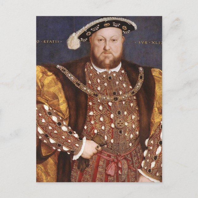 König Henry VIII Postkarte (Vorderseite)