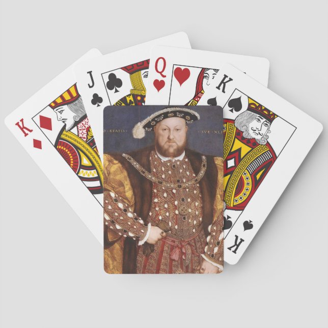 König Henry VIII Spielkarten (Rückseite)