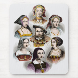 König Henry VIII von England   seine sechs Mousepad