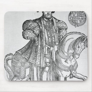 König Henry VIII zu Pferd Mousepad