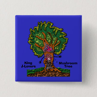 König J-Liebhaber Pilz-Baum-Knopf Button
