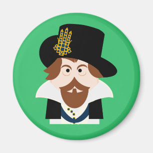König James VI von Schottland und James I von Engl Magnet
