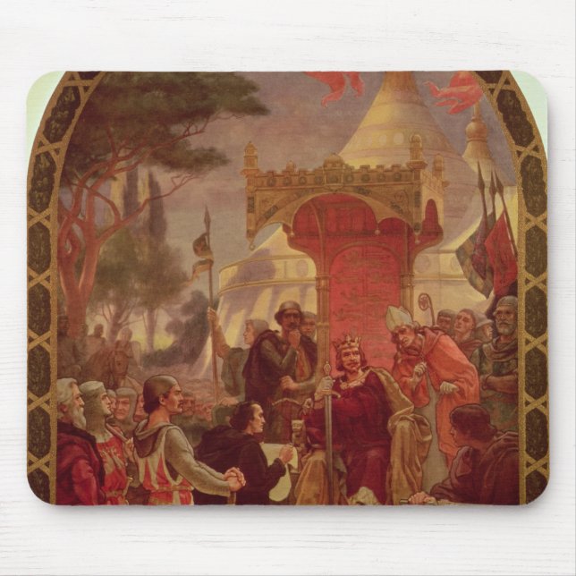 König John Granting die Magna Carta im Jahre 1215, Mousepad (Vorne)