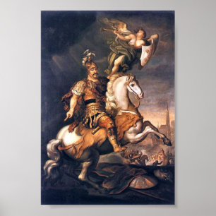 König John III Sobieski, Kampf von Wien Poster