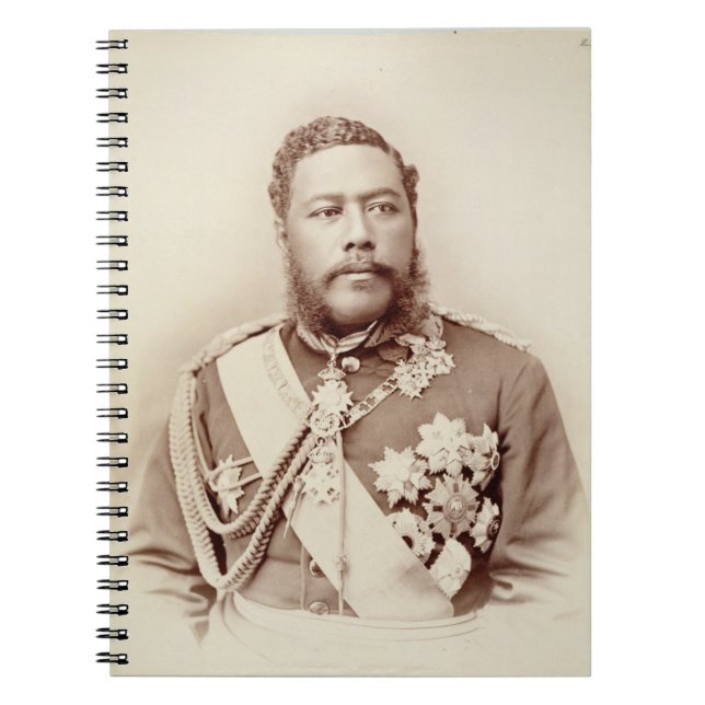 König Kalakaua (1836-91), spätes c19th Notizblock (Vorderseite)