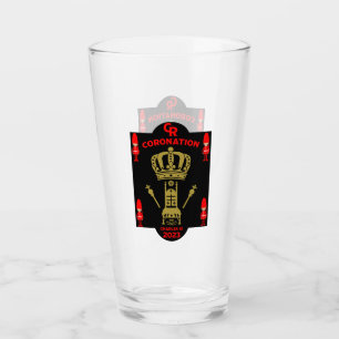 König Karl III. Krönung Gedenkfeier Souvenir Glas