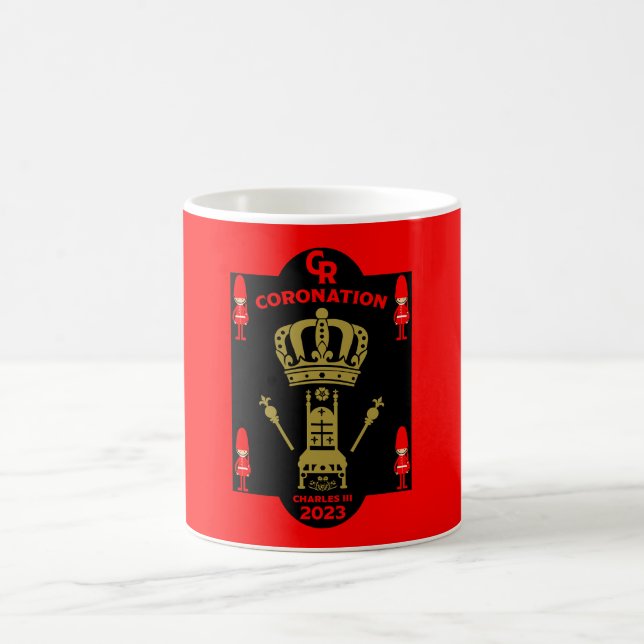 König Karl III. Krönung Gedenkfeier Souvenir Kaffeetasse (Mittel)