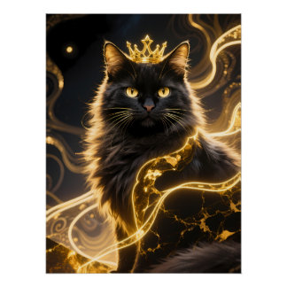 König Katze  Poster