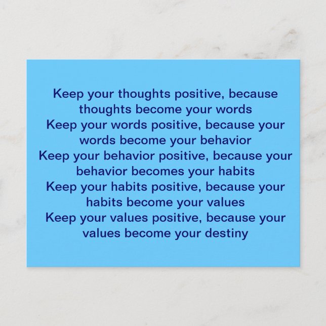 König' letzter Gedanke Postkarte (Vorderseite)