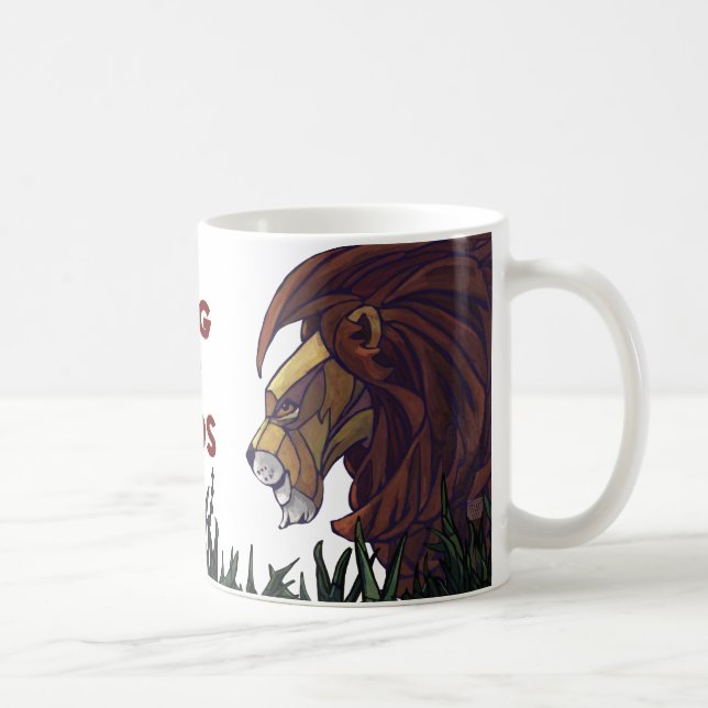 König Lion und CUB, König der Vater-Tasse Tasse (Rechts)