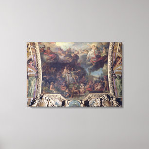 König Louis XIV allein regelnd Leinwanddruck