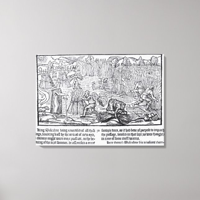 König Malcolm von Schottland Leinwanddruck (Vorderseite)