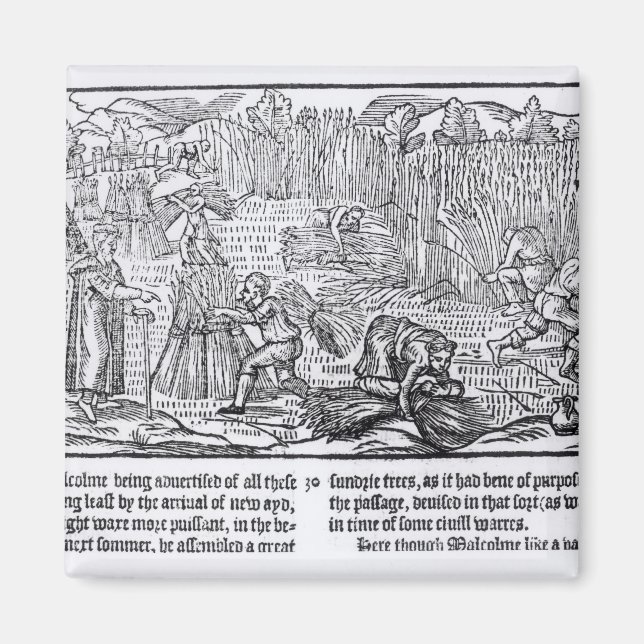 König Malcolm von Schottland Magnet (Vorne)