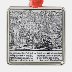 König Malcolm von Schottland Ornament Aus Metall