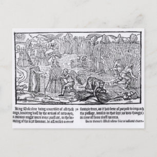 König Malcolm von Schottland Postkarte