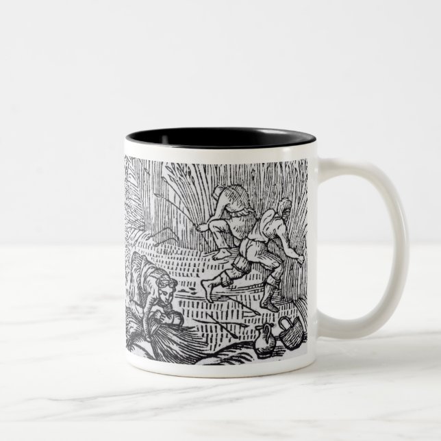 König Malcolm von Schottland Zweifarbige Tasse (Rechts)