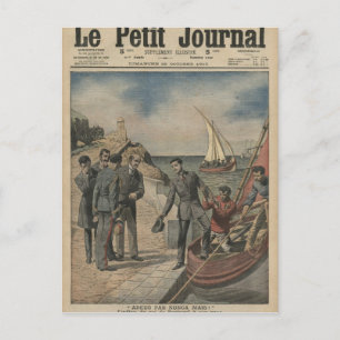 König Manuel II. von Portugal, der sich um Abschie Postkarte