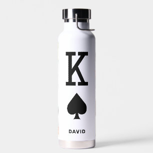 König meines Herzens Individuelle Name 4 FotoCol Trinkflasche