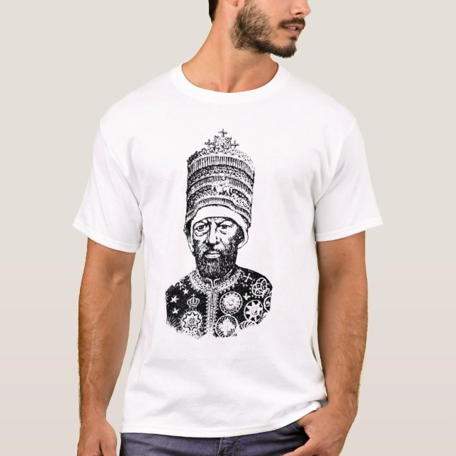 König Menelik Äthiopien T-Shirt (Vorderseite)