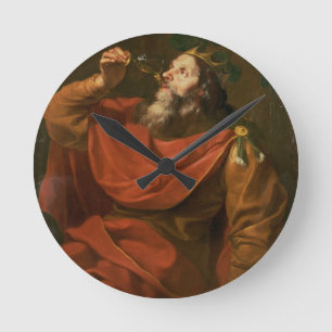 König Midas Runde Wanduhr