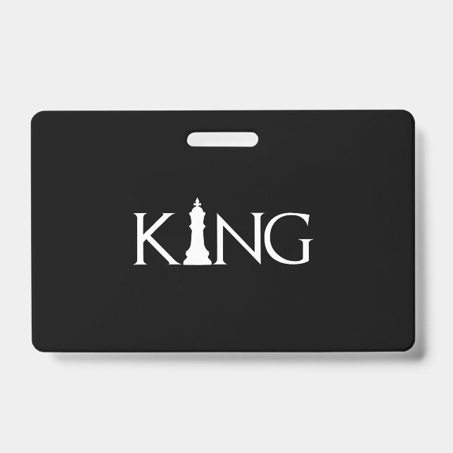 König mit Schachstück Ausweis (Vorderseite)