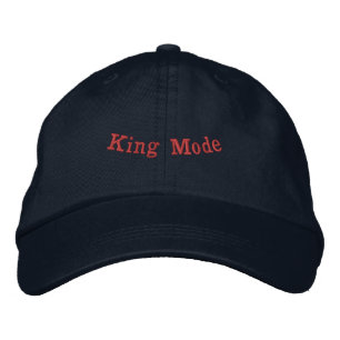 König Mode-Hut Navy Verstellbar Royal Haltung Männ Bestickte Baseballkappe