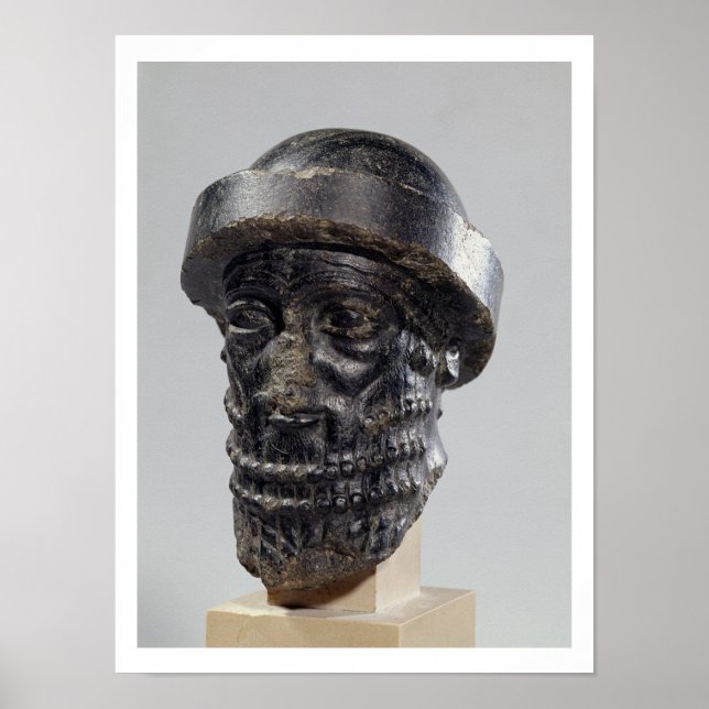 König, möglicherweise Hammurabi, König von Babylo Poster (Vorne)