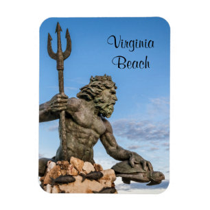 König Neptun Statue Magnet