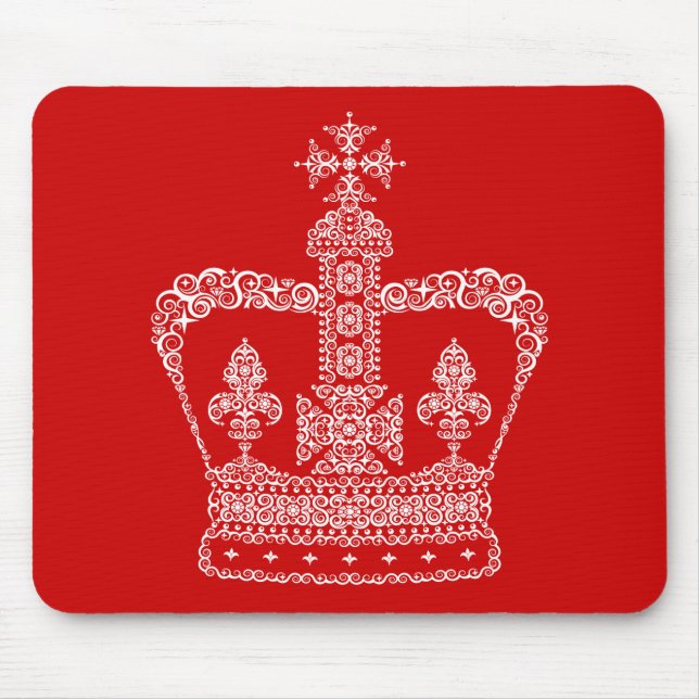 König-oder Königin-Krone Mousepad (Vorne)