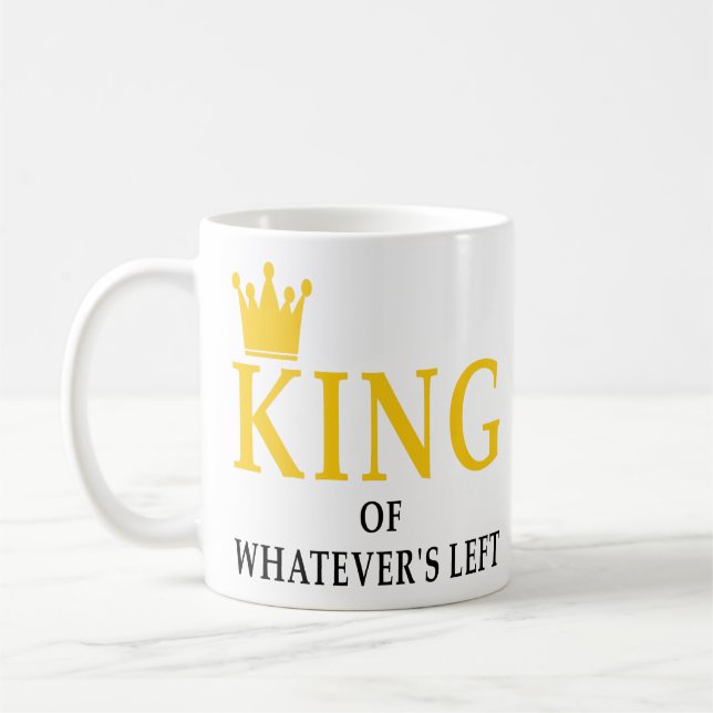 König Of, Whatevers Left Wedding Geschenk-Idee Kaffeetasse (Links)
