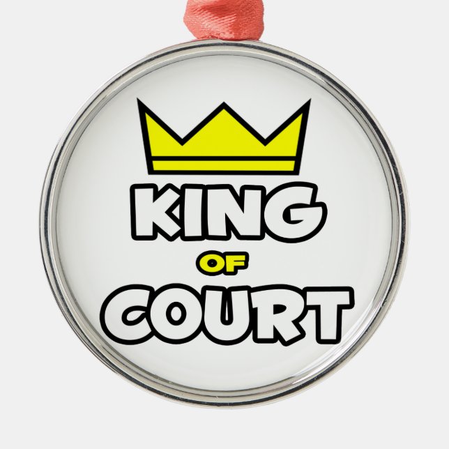 König Ornament Aus Metall (Vorne)