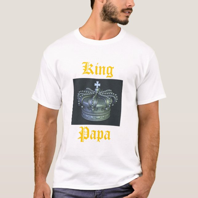 König Papa T-Shirt (Vorderseite)
