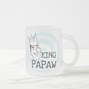 König Papaw T-shirts und Geschenke Mattglastasse