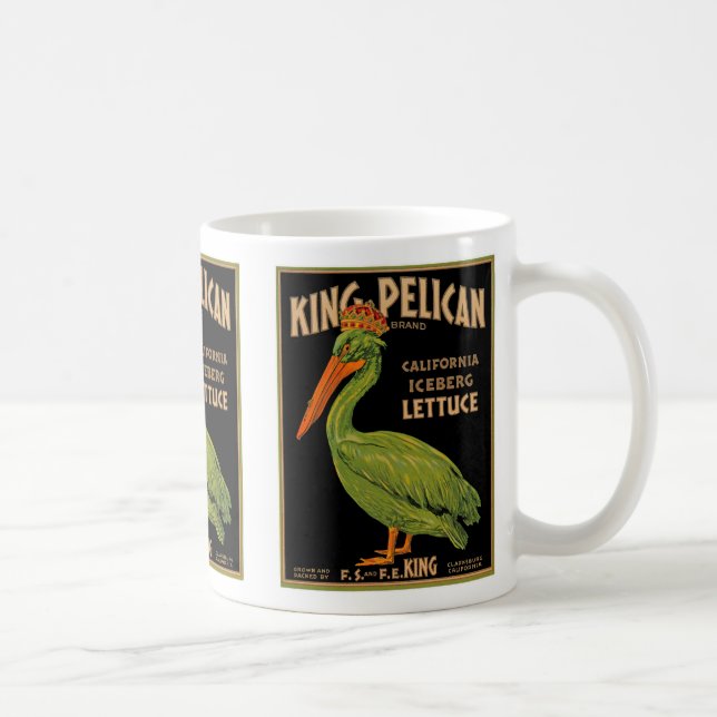 König Pelican Brand Lettuce Kaffeetasse (Rechts)