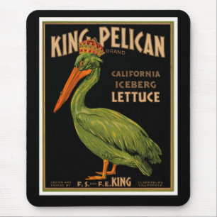 König Pelican Marken Salat Mousepad