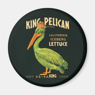 König Pelikan Eisbergsalat Magnet