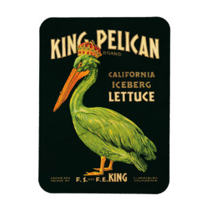 König Pelikan Eisbergsalat Magnet