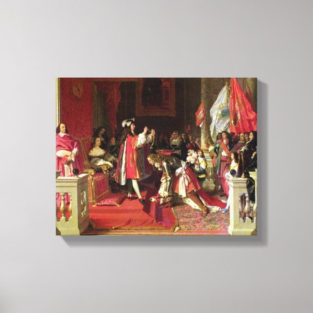 König Philip V. von Spanien Leinwanddruck (Vorderseite)