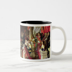 König Philip V von Spanien Zweifarbige Tasse