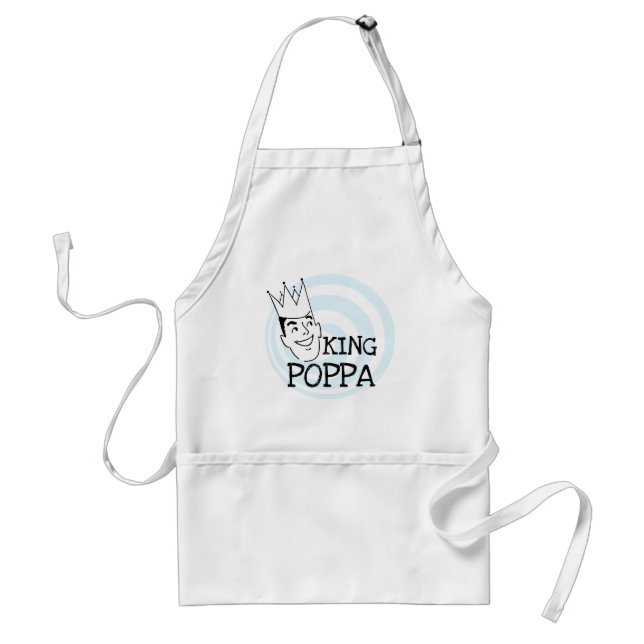 König Poppa T-shirts und Geschenke Schürze (Vorne)