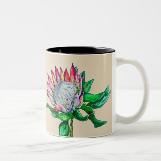 König Protea Zweifarbige Tasse (Rechts)