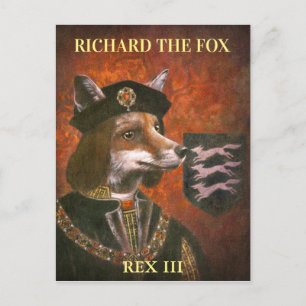 König Richard der Dritte Fuchs Postkarte